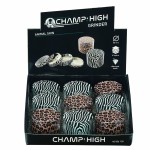 Champ High Metal Grinder Animal Skin 4 Parts 50mm - ΧΟΝΔΡΙΚΗ